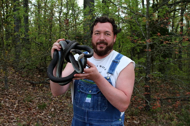 Will Bird With Two Black Racers 2012.