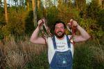 Will Bird With Five Corn Snakes 2012.